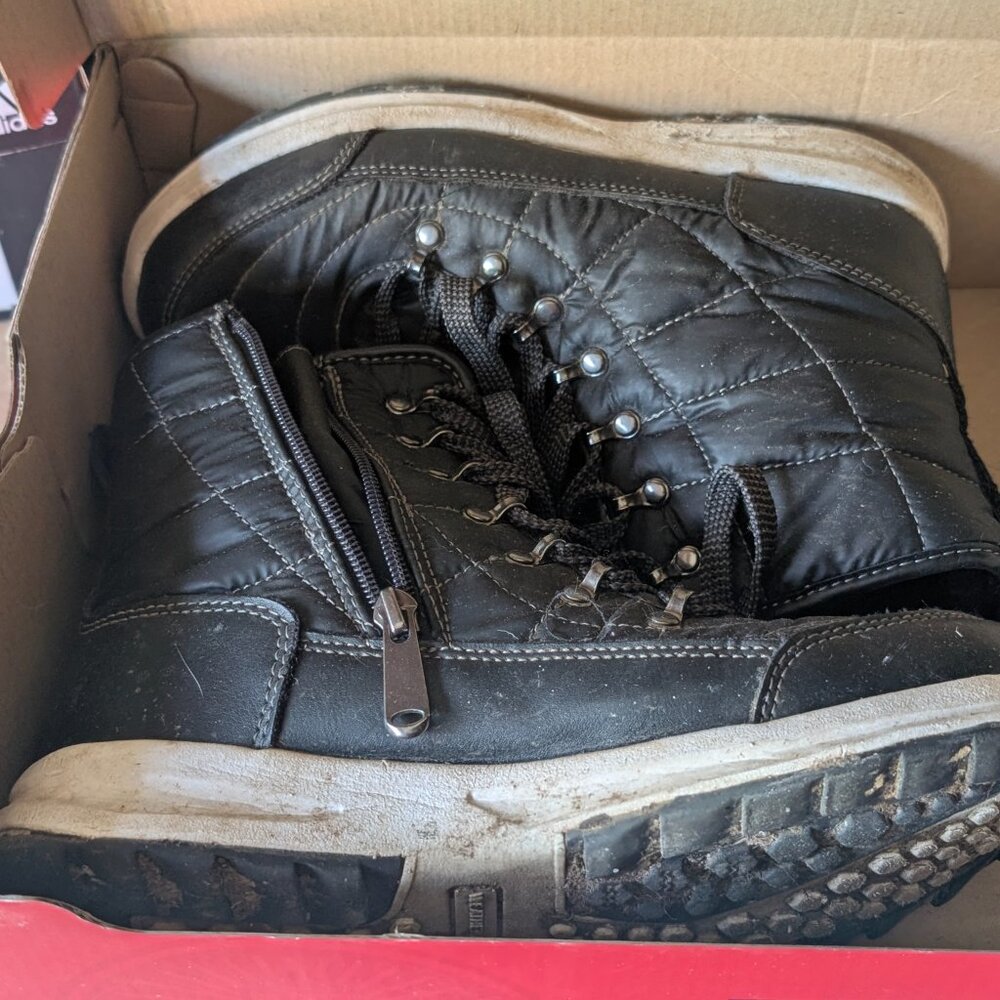 Weatherproof Katie Black Boots - Size 7 - Picture 2 of 3